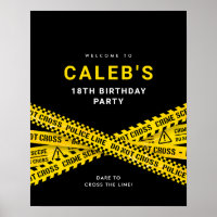 Affiche de bienvenue pour la fête d'anniversaire d
