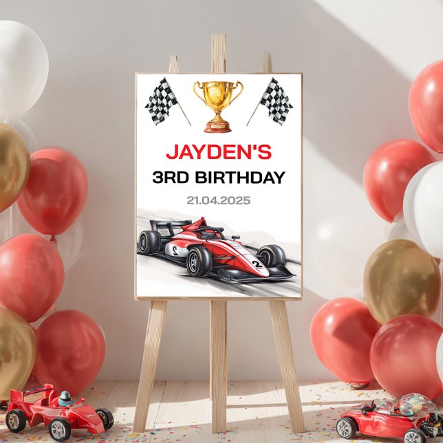 Affiche de bienvenue pour l'anniversaire des garço (Créateur téléchargé)