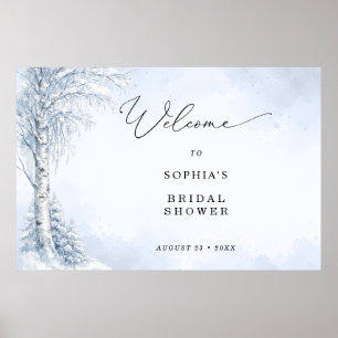 Affiche de bienvenue pour une baby shower thème Ar