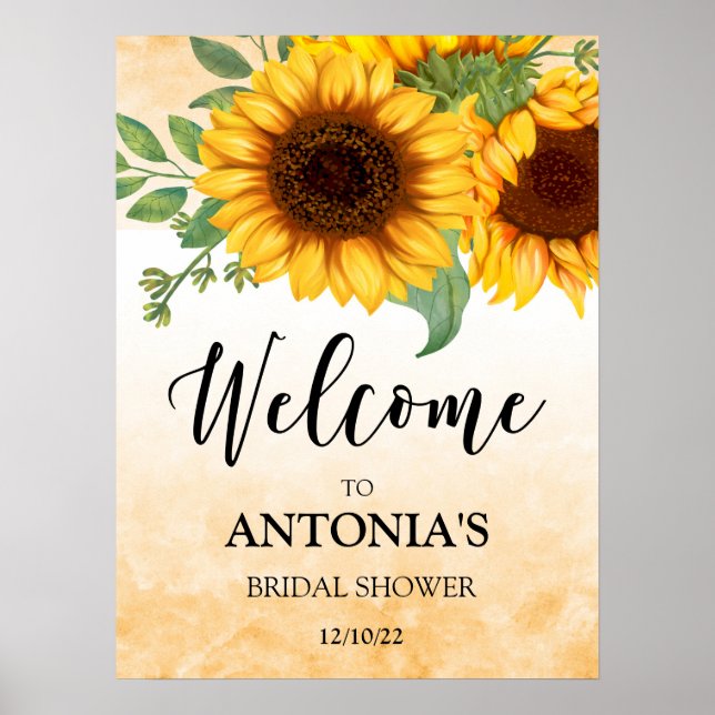 Affiche de bienvenue pour une baby shower thème to (Devant)