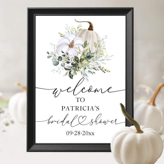 Affiche de bienvenue pour une douche de nuptiale d (Créateur téléchargé)