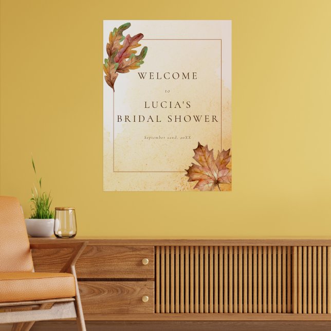 Affiche de bienvenue pour une douche nuptiale à l' (Salon 2)