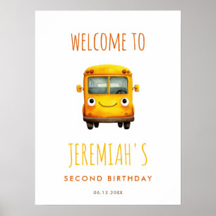 Affiche de bienvenue pour une fête d'anniversaire 