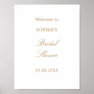 Affiche de bienvenue pour une soirée de mariage Go