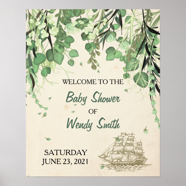 Affiche de bienvenue vintage Peter Pan Neverland (Devant)