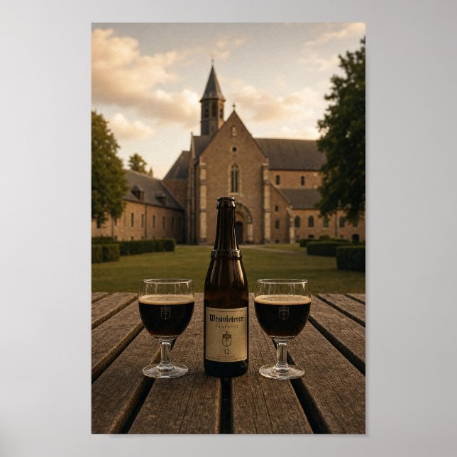 Affiche de bière Westvleteren Ale de la brasserie  (Devant)