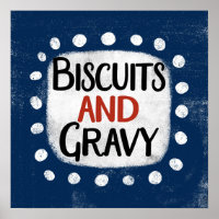 Affiche de biscuits et de sauce Wall Art