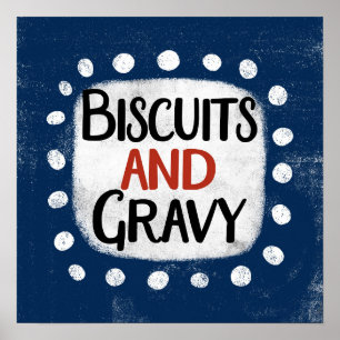 Affiche de biscuits et de sauce Wall Art