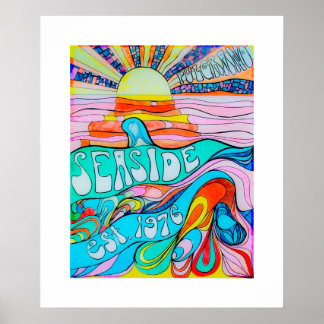 Affiche de bord de mer 1976