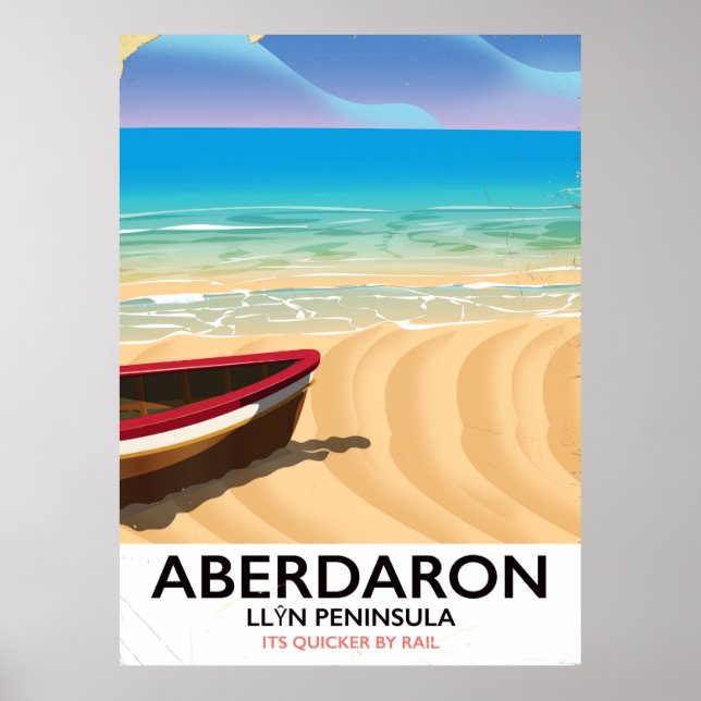 Affiche de bord de mer Aberdaron, péninsule de Llŷ (Devant)