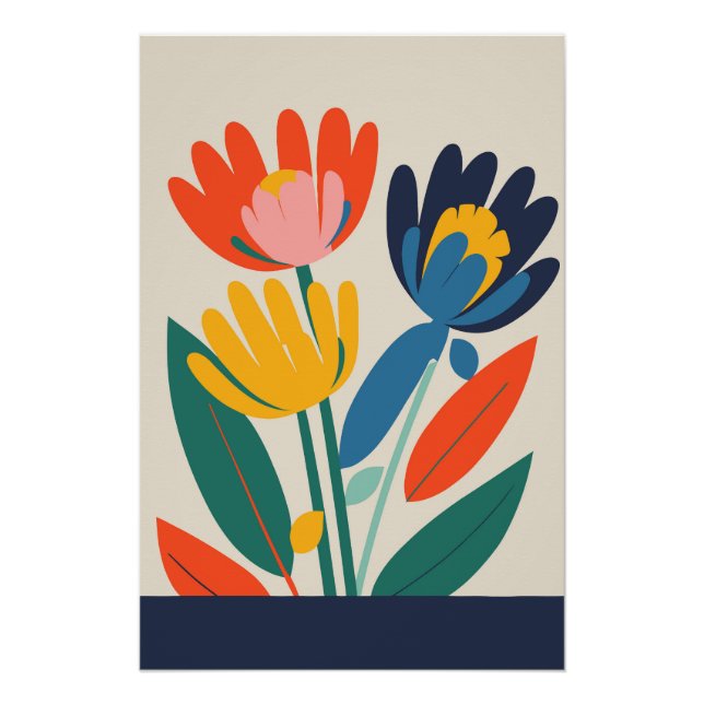 Affiche de Botanical Flower No 12 (Devant)