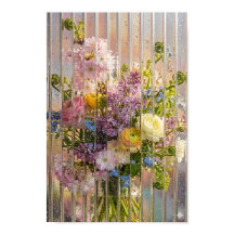 Affiche de bouquet floral de printemps