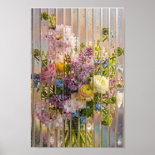 Affiche de bouquet floral de printemps (Devant)