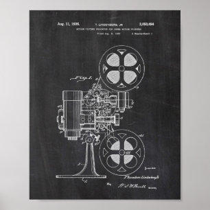 Affiche de brevet de projecteur vidéo