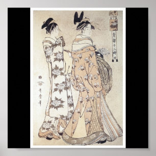 Affiche de C. de peinture japonais 1780-1800
