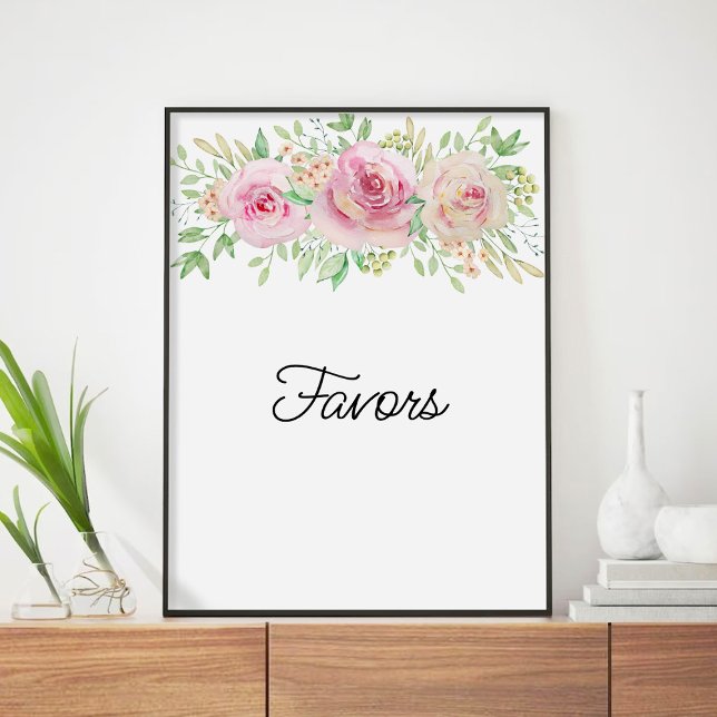 Affiche de cadeaux floraux élégants (Créateur téléchargé)