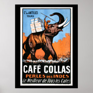 Affiche de café de Cafe Collas