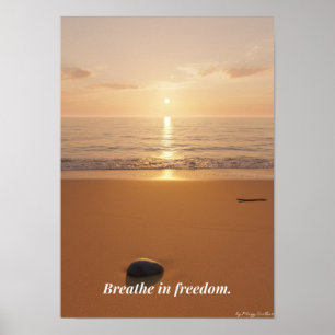 Affiche de calme minimal en hiver – Art mural neut