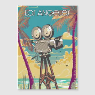Affiche de caméra de cinéma Los Angeles