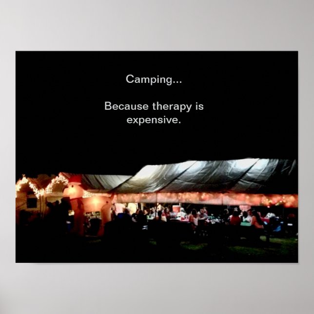Affiche de camping... (Devant)