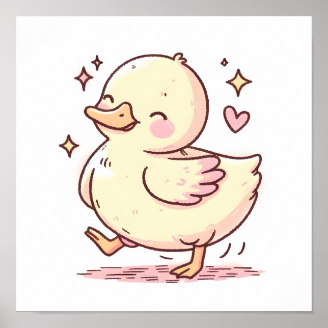 Affiche de canard fantaisiste (Devant)