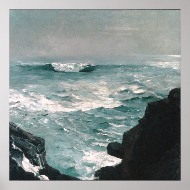 Affiche de Cannon Rock (1895) Huile sur toile (Devant)