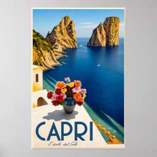 Affiche de Capri, Italie