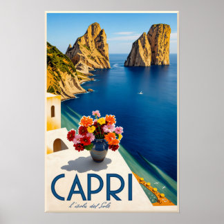 Affiche de Capri, Italie