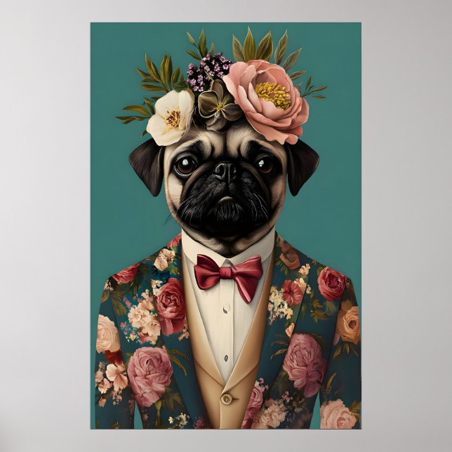 Affiche de Carlin en Costume, Portrait de Carlin,  (Devant)