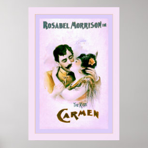Affiche ~ de Carmen le baiser