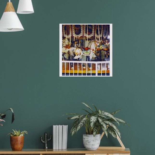 Affiche de carrousel à l'huile (Salon 1)