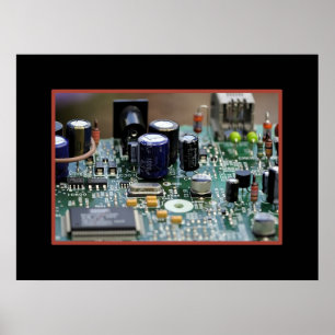 Affiche de carte de circuit