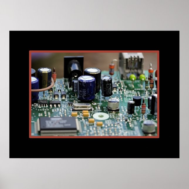 Affiche de carte de circuit (Devant)