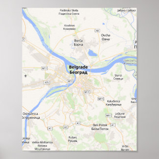Affiche de carte personnalisée