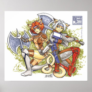 Affiche de Catgirls w/Axes