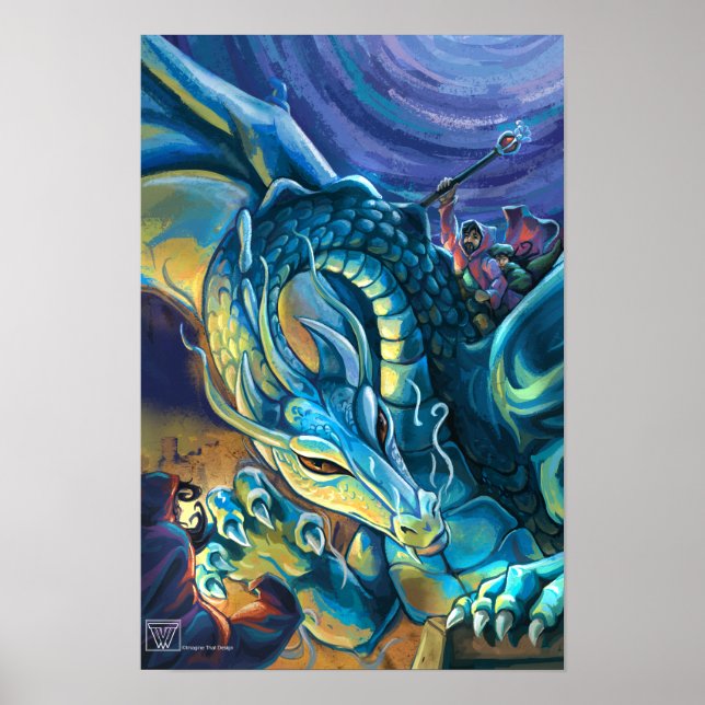 Affiche de Cavalier de Dragon (Devant)