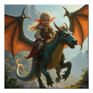 Affiche de Cavalier de Dragon Bébé