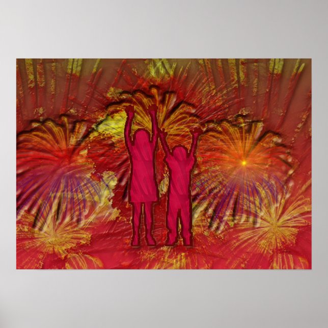 Affiche de célébration de Diwali (Devant)