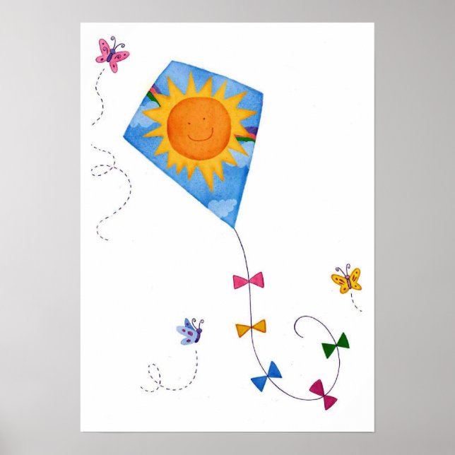 affiche de cerf-volant (Devant)
