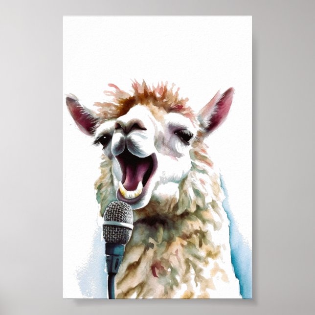 Affiche de chant d'Alpaca Music Factory (Devant)