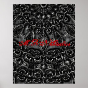 Affiche de Charcoal Mandala