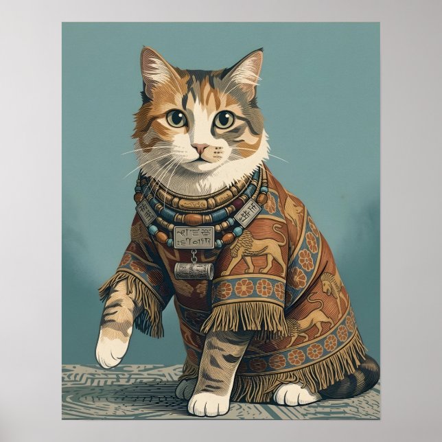 Affiche de chat (Devant)