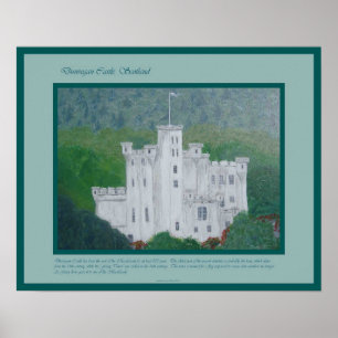AFFICHE DE CHÂTEAU DE DUNVEGAN