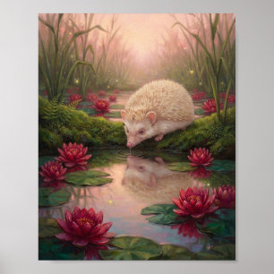 affiche de chaton calicot, art de chaton nageant,