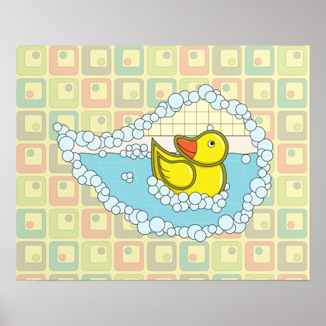 Affiche de Chaucer le canard en caoutchouc (Devant)