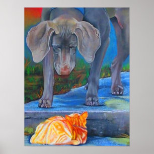 Affiche de chemins de croisement