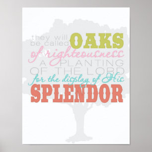 affiche de chênes de justice (carnaval)