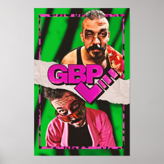 Affiche de chèque de paie d'ours grizzly (Devant)