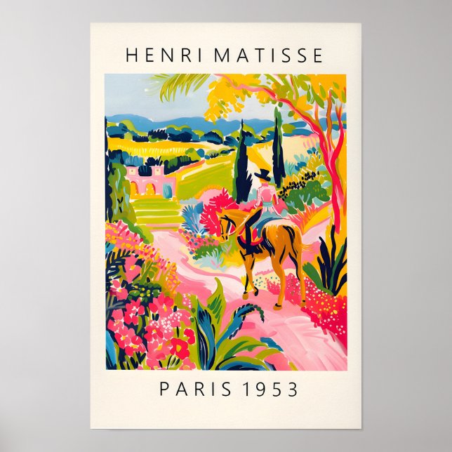 Affiche de Cheval à Cheval, Impression Moderne du  (Devant)