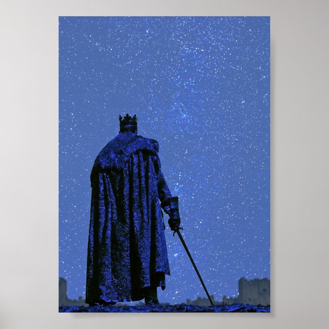 Affiche de Chevalier à Cape Rouge de Dark Fantasy  (Devant)